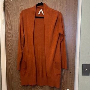 Dreamers Terracotta Open Cardigan